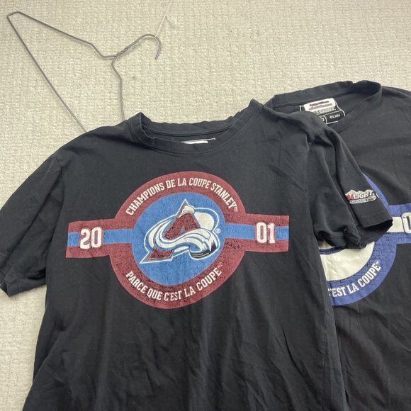 Lot x2 Men L Coors Light x  NHL Hockey Stanley Cup Champions T-Shirt Read* - Picture 8 of 14